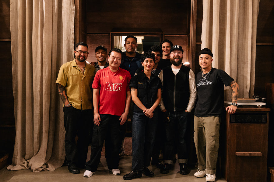 3sixteen's LA team takes a photo together in their new store.