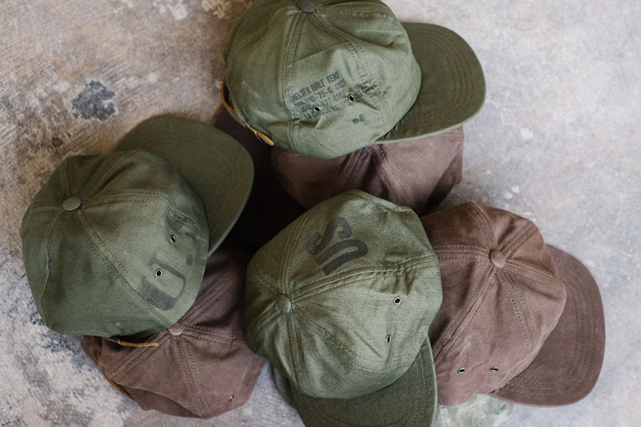 Top view of hats.