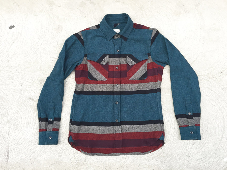 Header image of the 3sixteen x Woodlands flannel