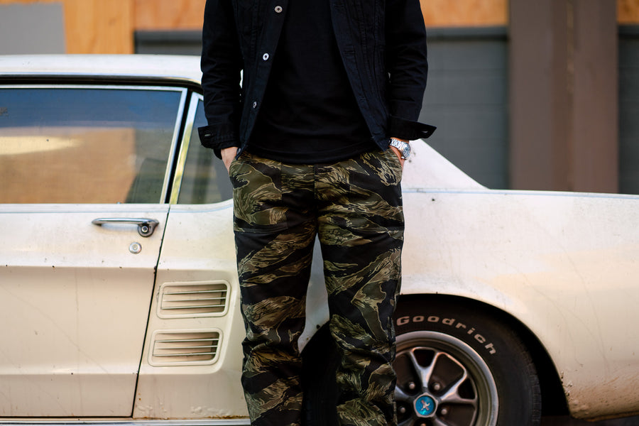 Up Close: Fatigue Pants.