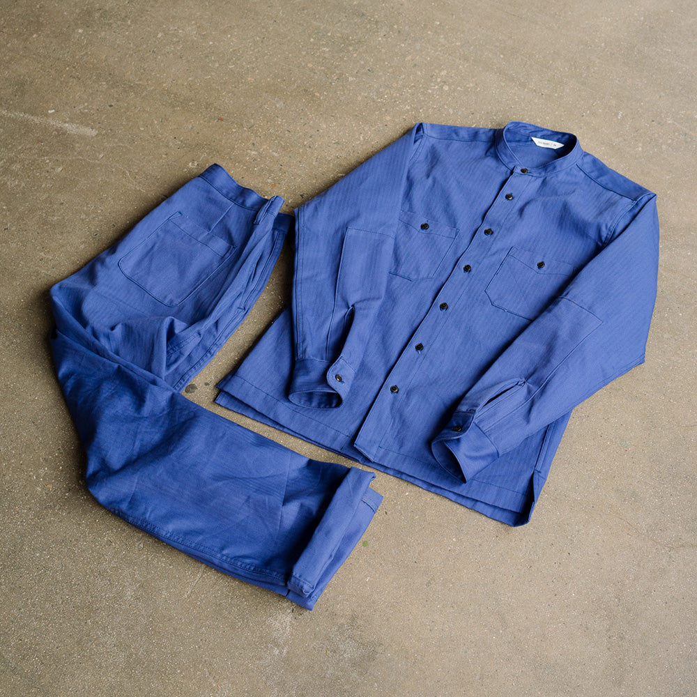 French Blue Worksuit.