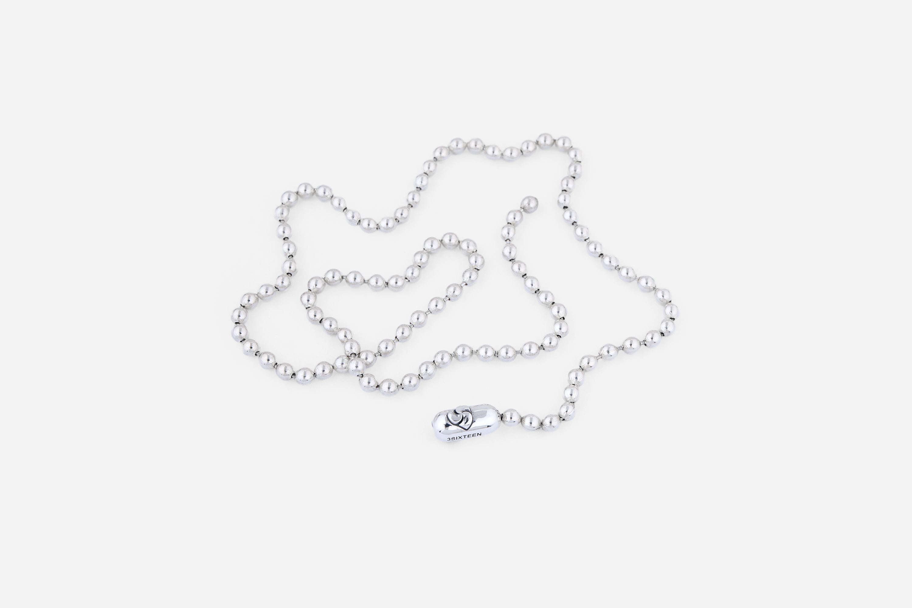 Ball Chain Necklace ~ Sterling Silver – 3sixteen