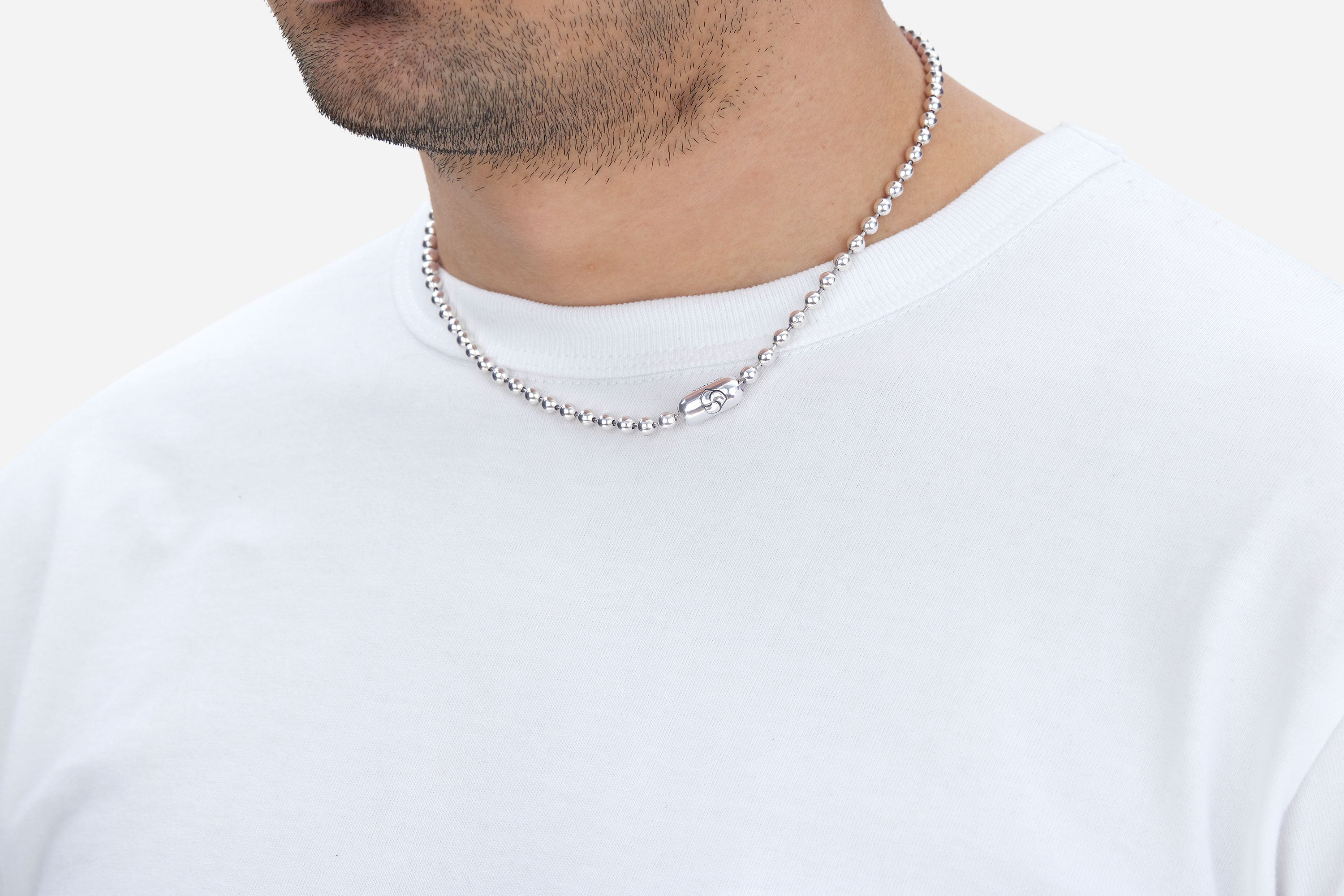 Ball Chain Necklace ~ Sterling Silver – 3sixteen