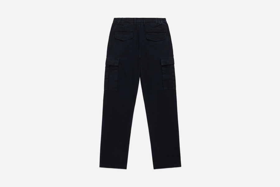 Cargo Pant ~ Black Washed Twill