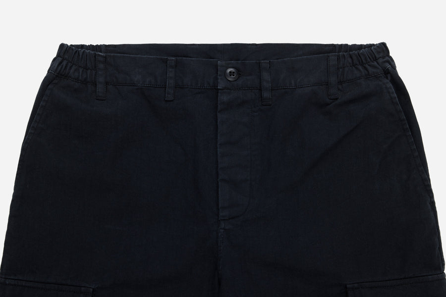 Cargo Pant ~ Black Washed Twill
