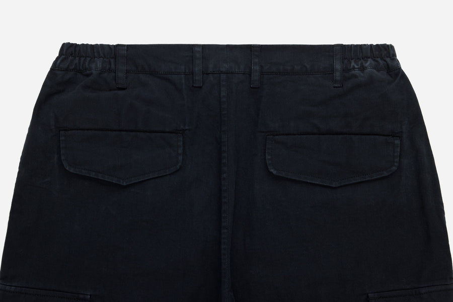 Cargo Pant ~ Black Washed Twill