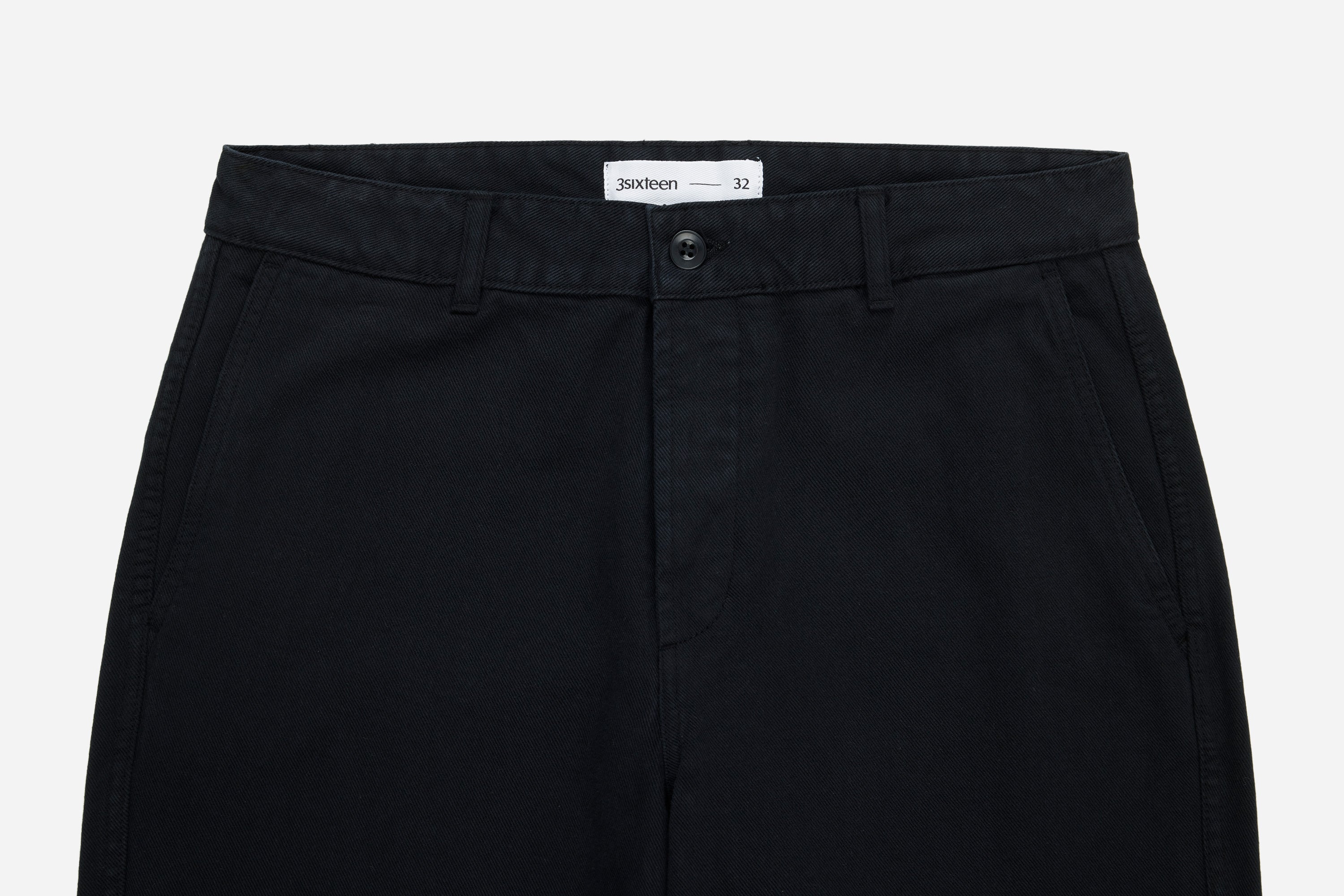 Work Pant ~ Black Twill – 3sixteen