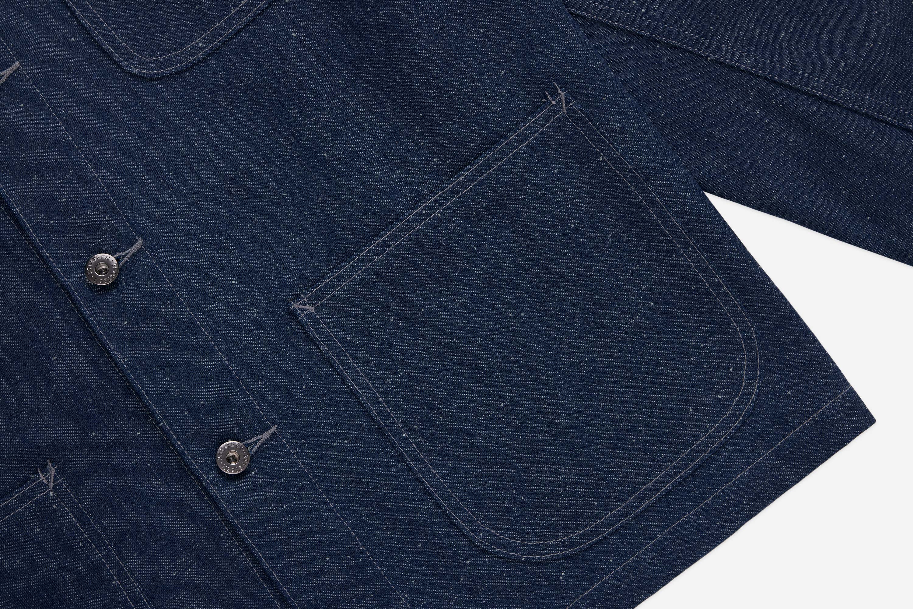Chore Jacket ~ Nep Denim – 3sixteen