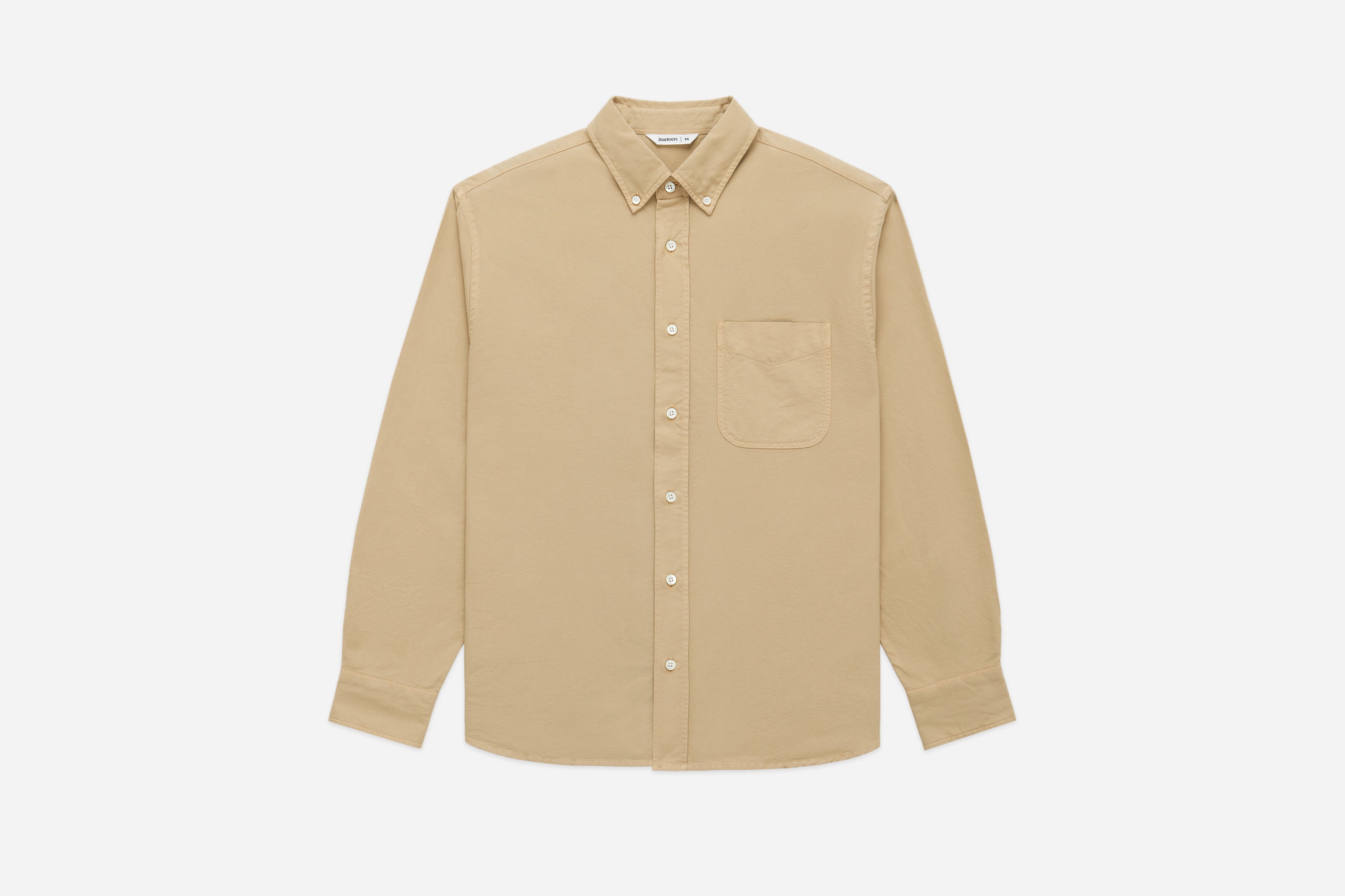 ドヨン Big Oxford Shirt ~ Safari Tan – 3sixteen