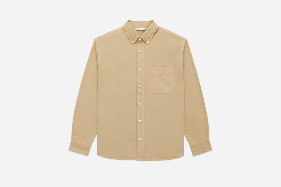 Big Oxford Shirt ~ Safari Tan