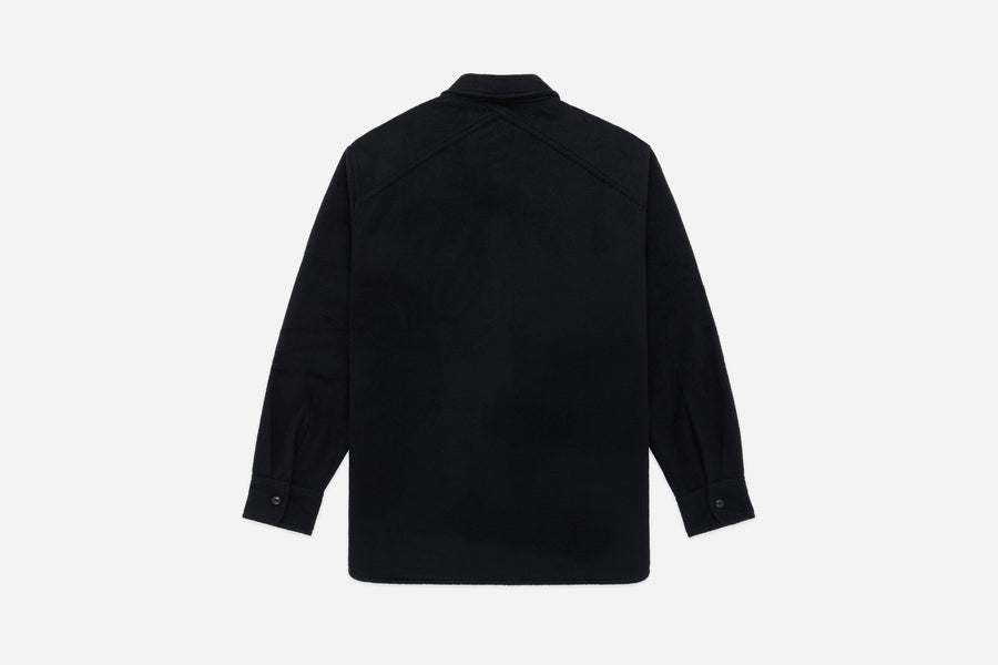 USN Overshirt ~ Black Wool/Angora