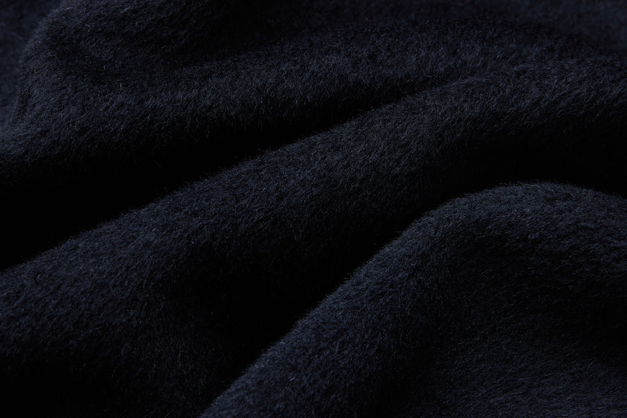 USN Overshirt ~ Black Wool/Angora