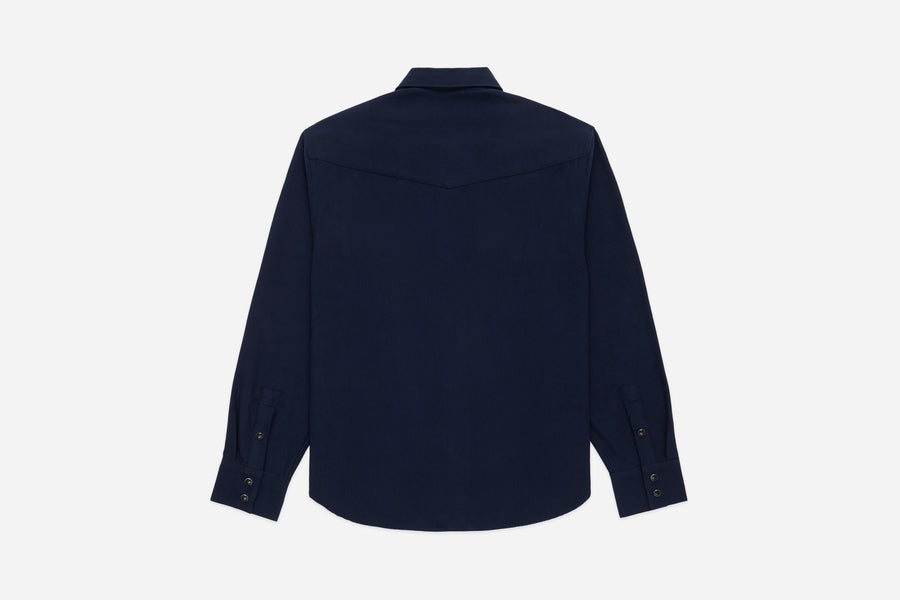 Snap Western Shirt ~ Midnight Shadow Stripe