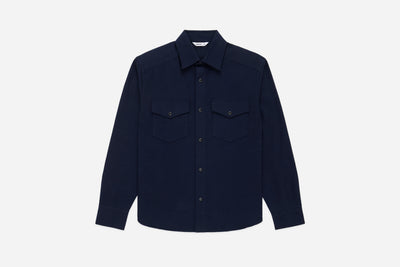 Snap Western Shirt ~ Midnight Shadow Stripe