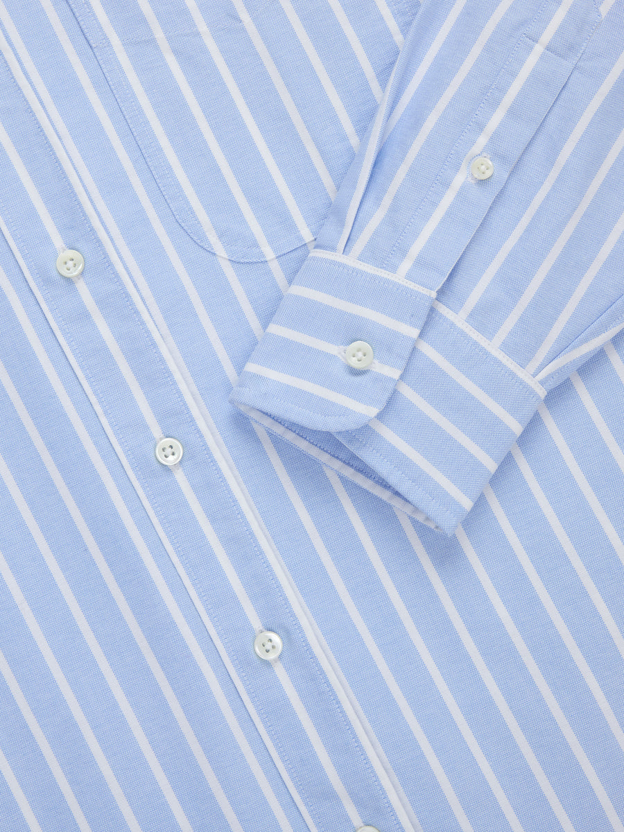 Big Oxford ~ Blue Banker Stripe