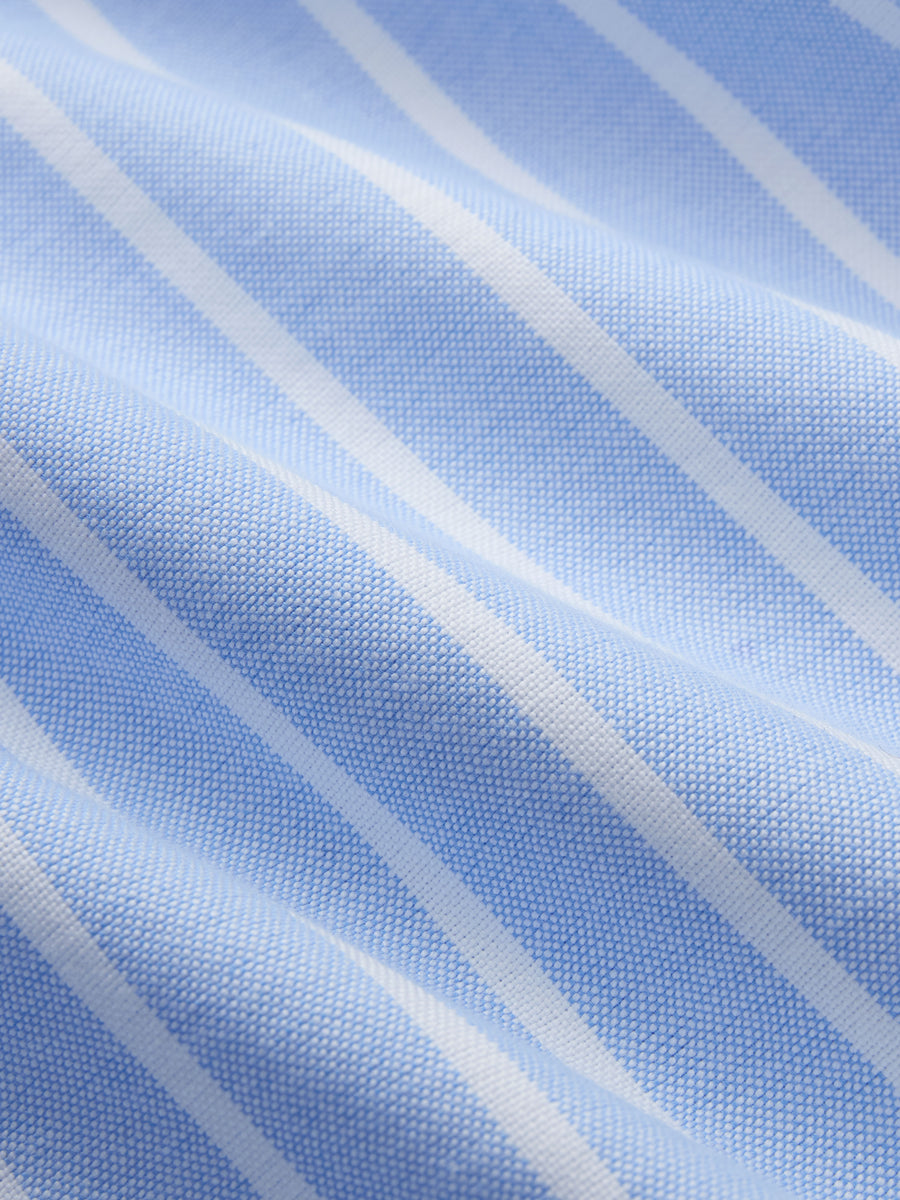 Big Oxford ~ Blue Banker Stripe