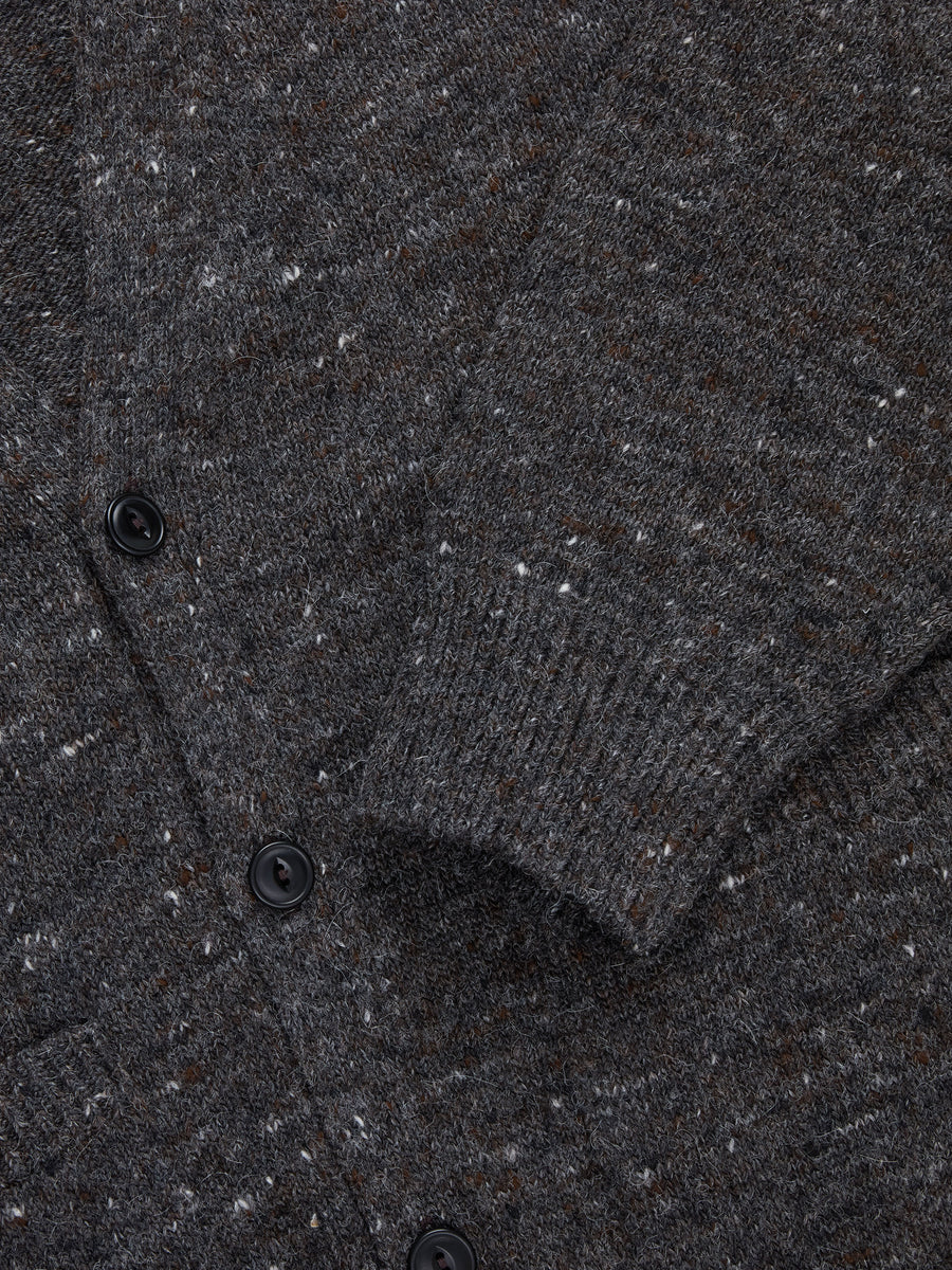 Classic Cardigan ~ Pewter Tweed