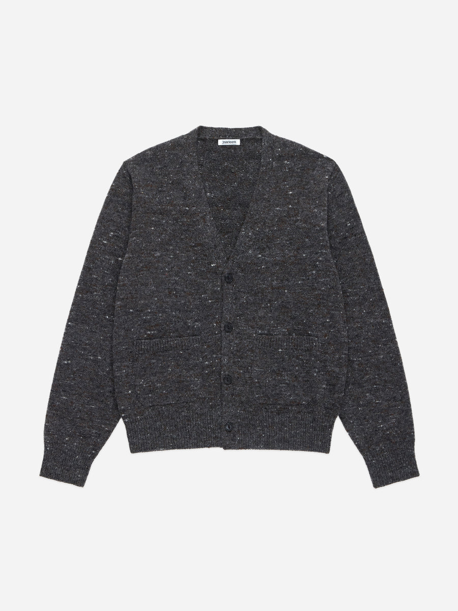 Classic Cardigan ~ Pewter Tweed