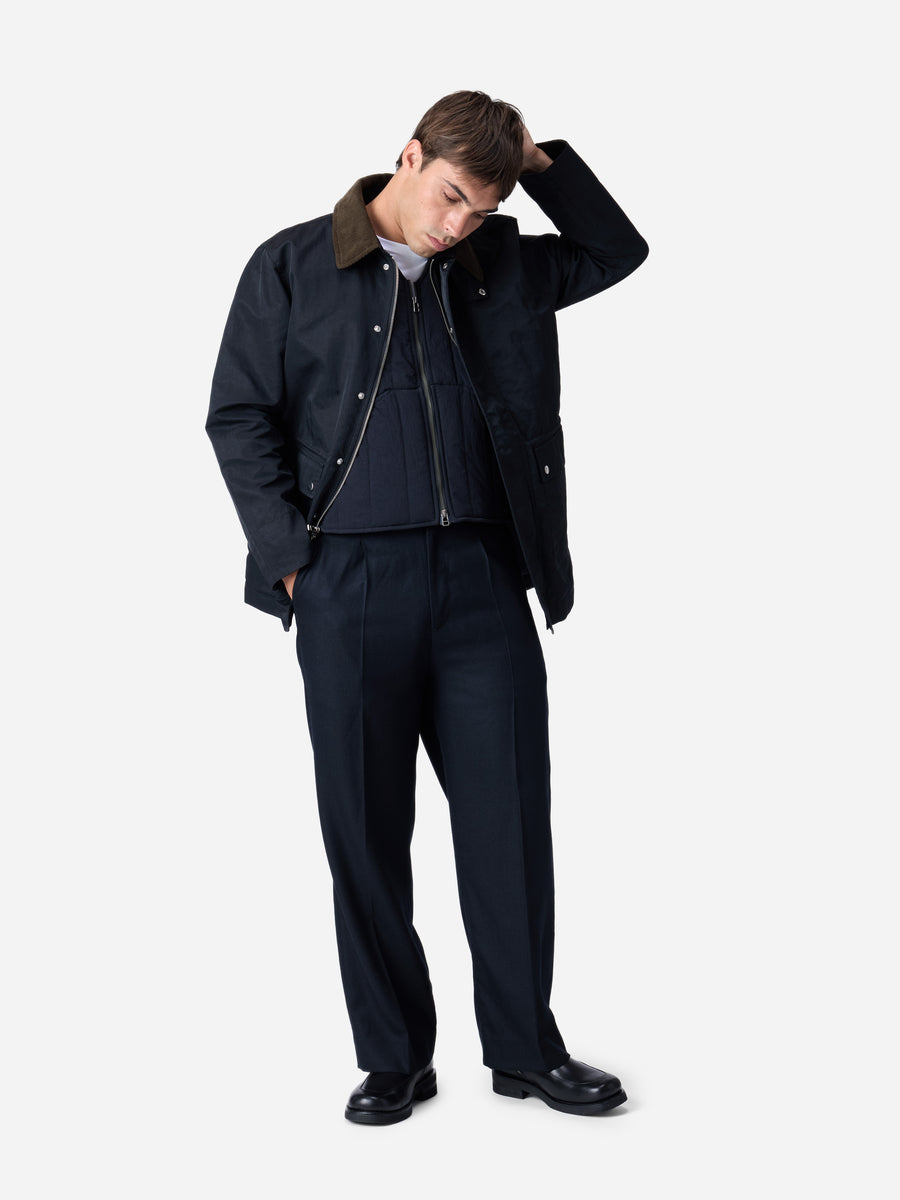 Country Jacket ~ Black Waxed Nylon