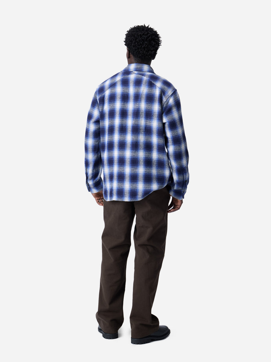 Crosscut Flannel ~ Royal Blue Plaid