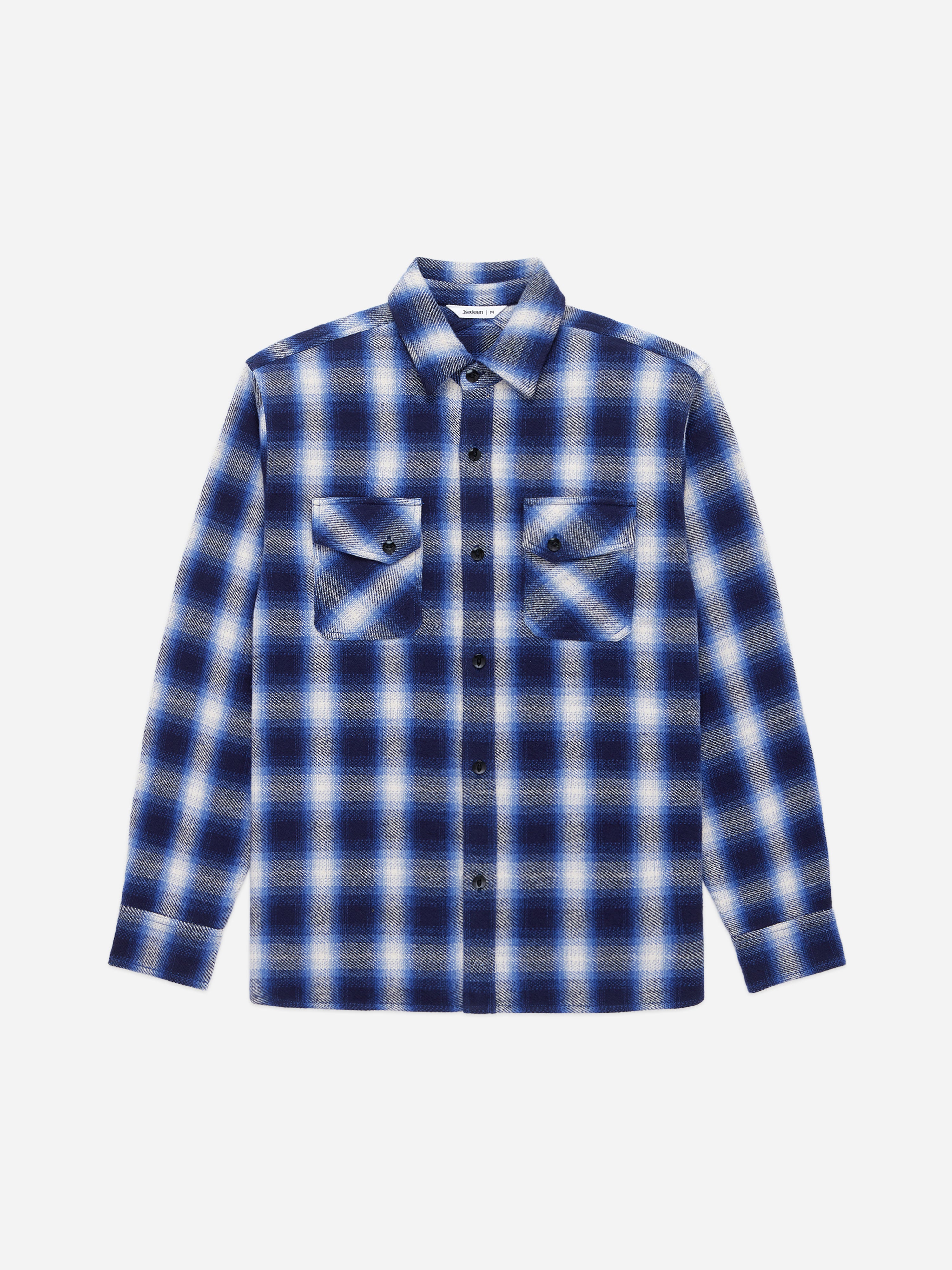 Crosscut Flannel ~ Royal Blue Plaid – 3sixteen