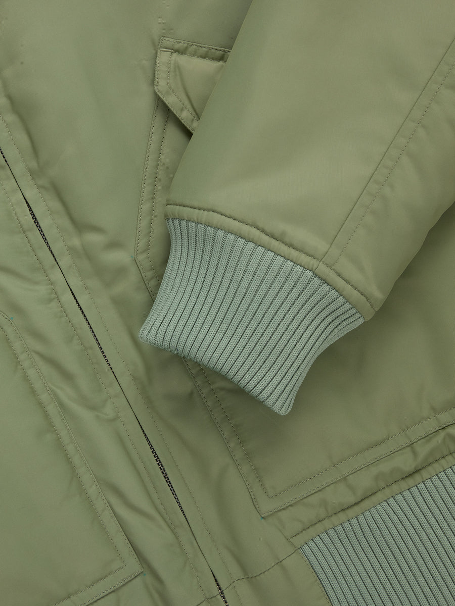 CWU Flight Jacket ~ Sage Aviator Satin