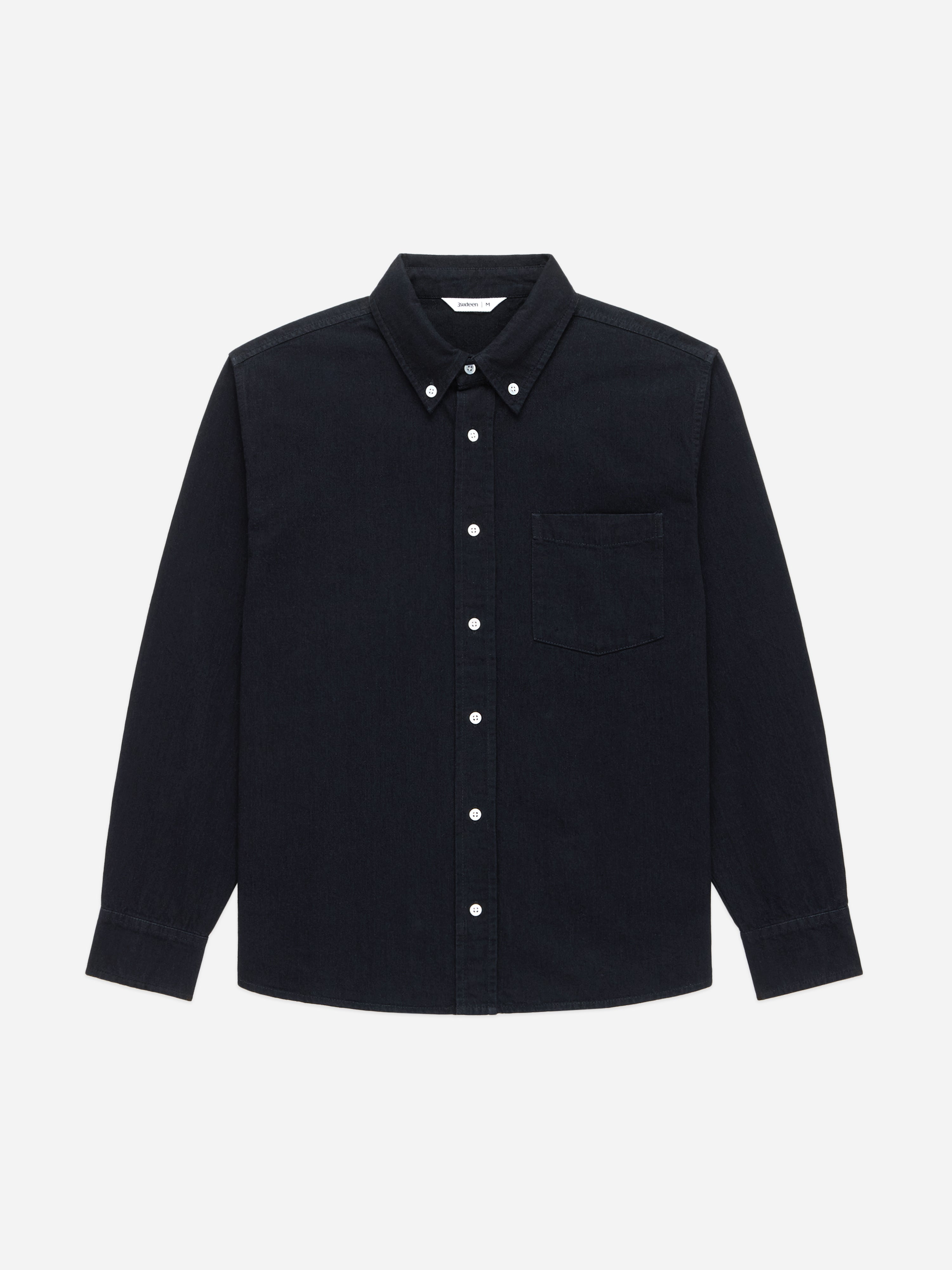 Big Oxford Shirt ~ Black – 3sixteen