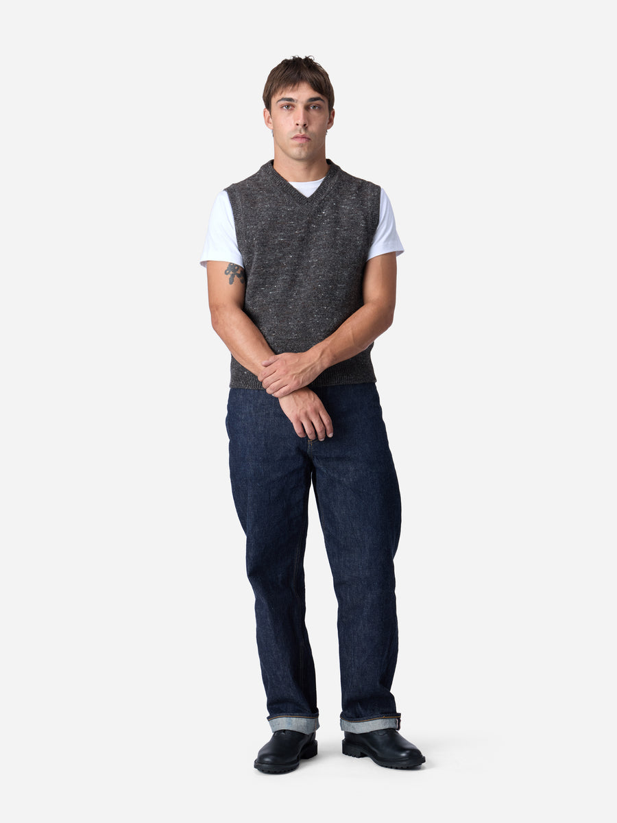 Sweater Vest ~ Pewter Tweed