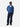 Long Sleeve Knit Polo ~ Lapis Boucle