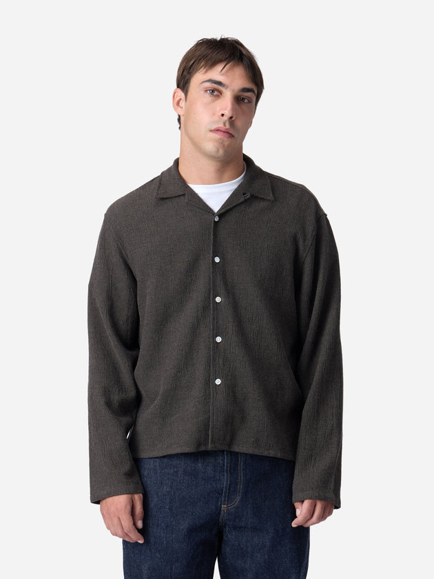 トップス everyone wool shirt XL everyone wool shirt (NAVY) | everyone