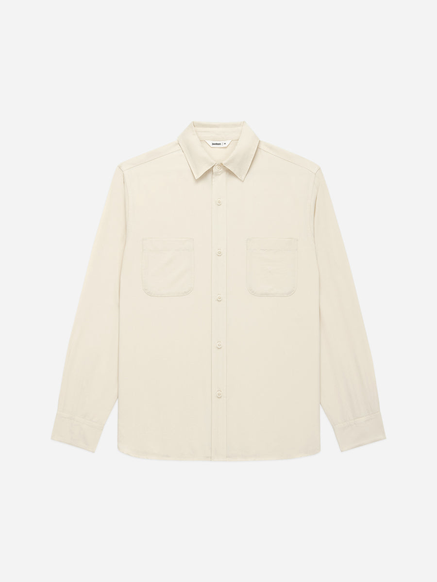 Mechanic Shirt ~ Ivory Lyocell