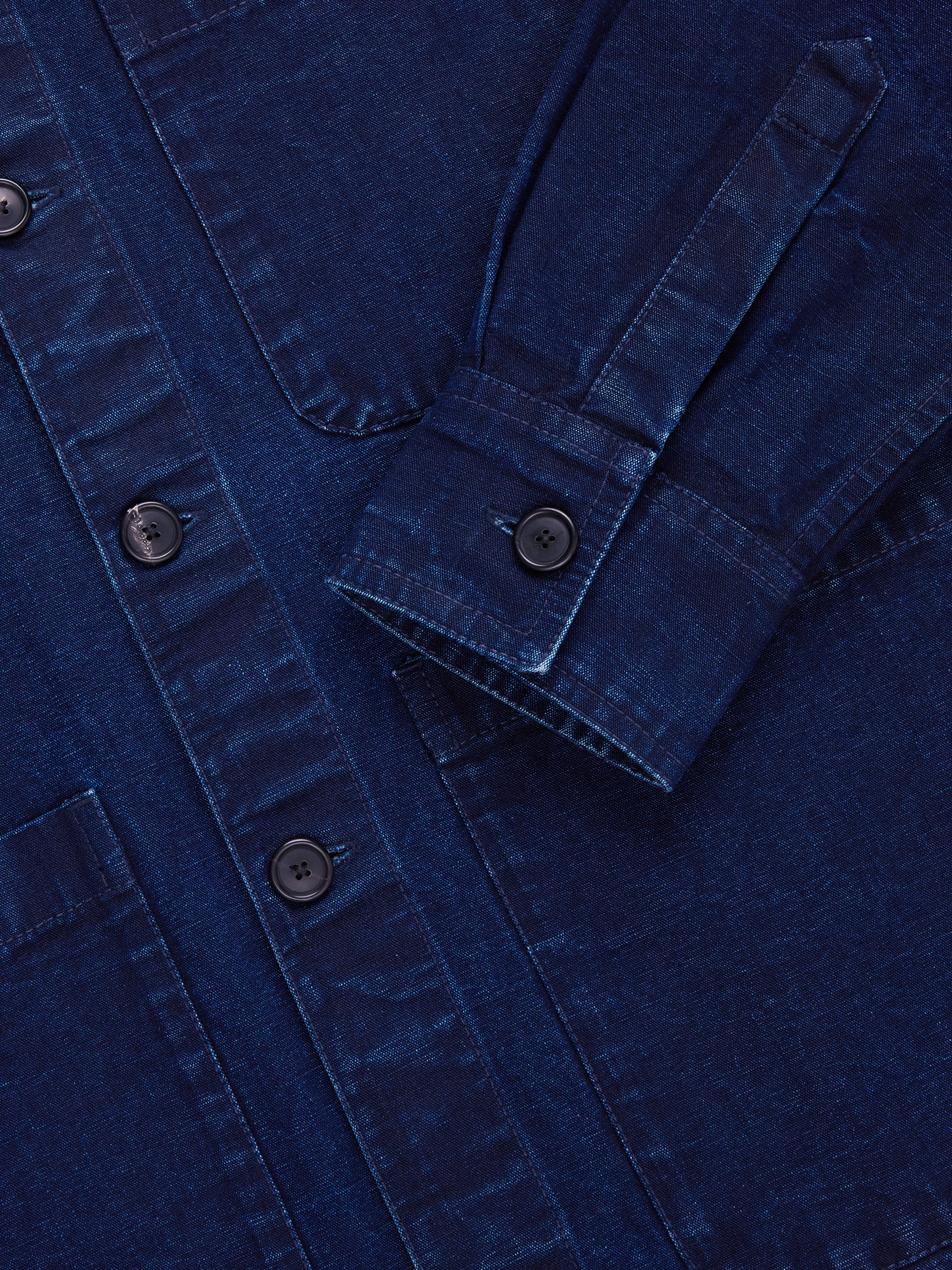 Shop Jacket ~ Indigo Canvas – 3sixteen