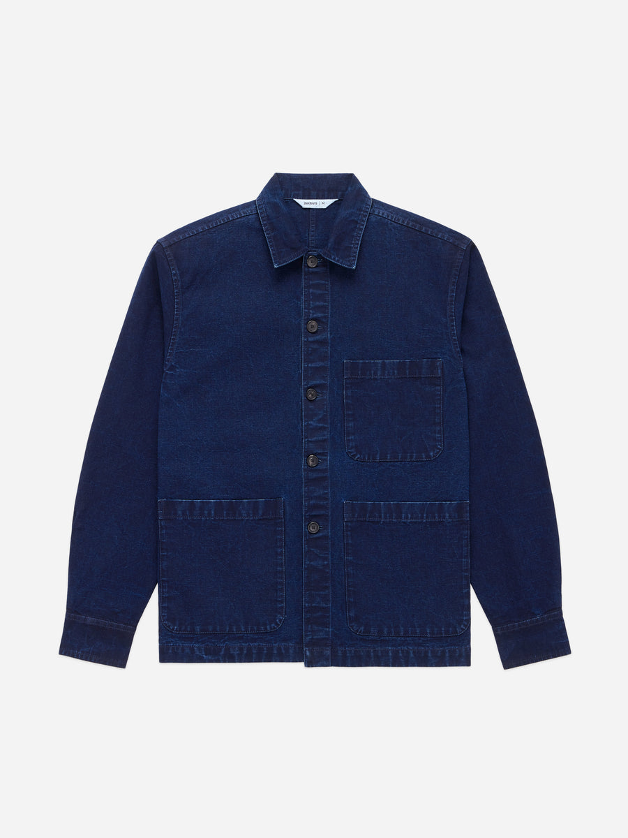 Shop Jacket ~ Indigo Canvas