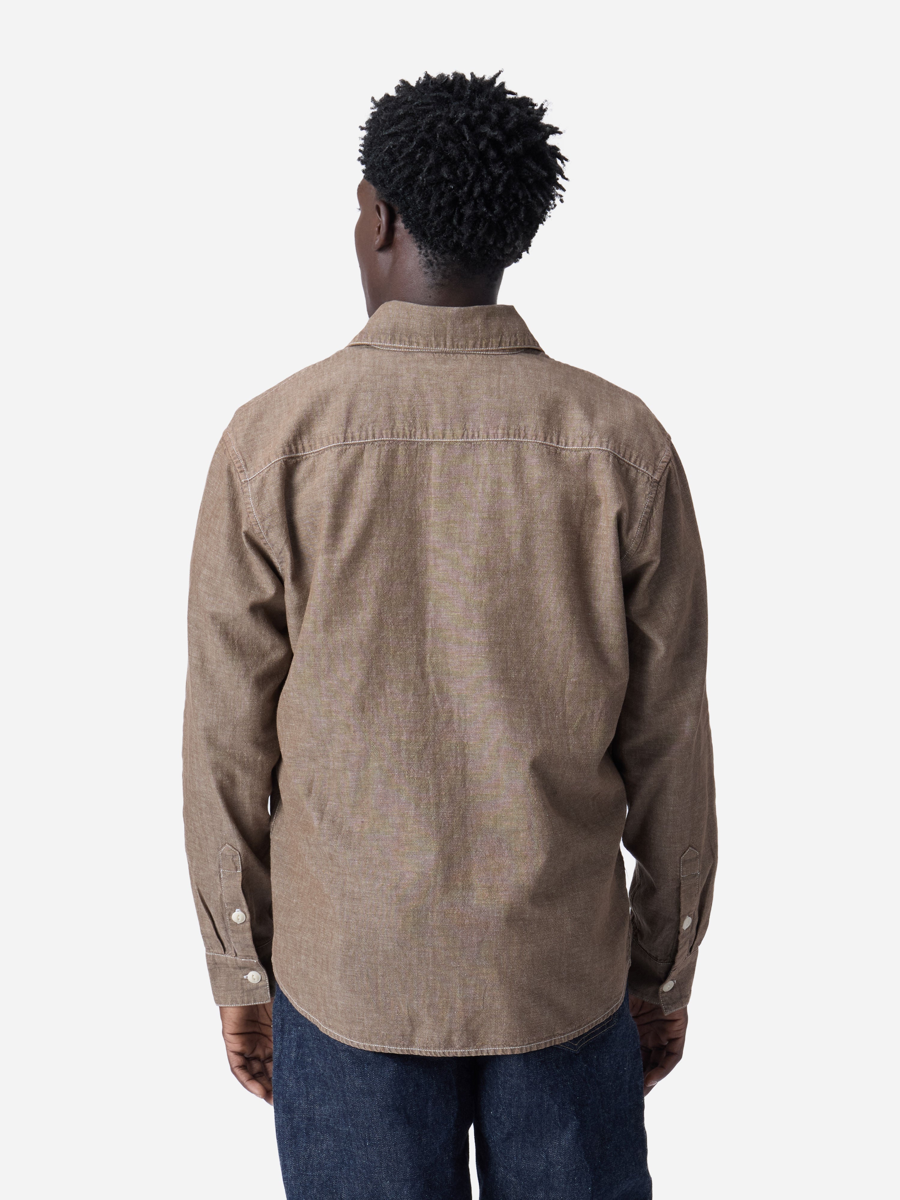 Utility Shirt ~ Brown Chambray – 3sixteen
