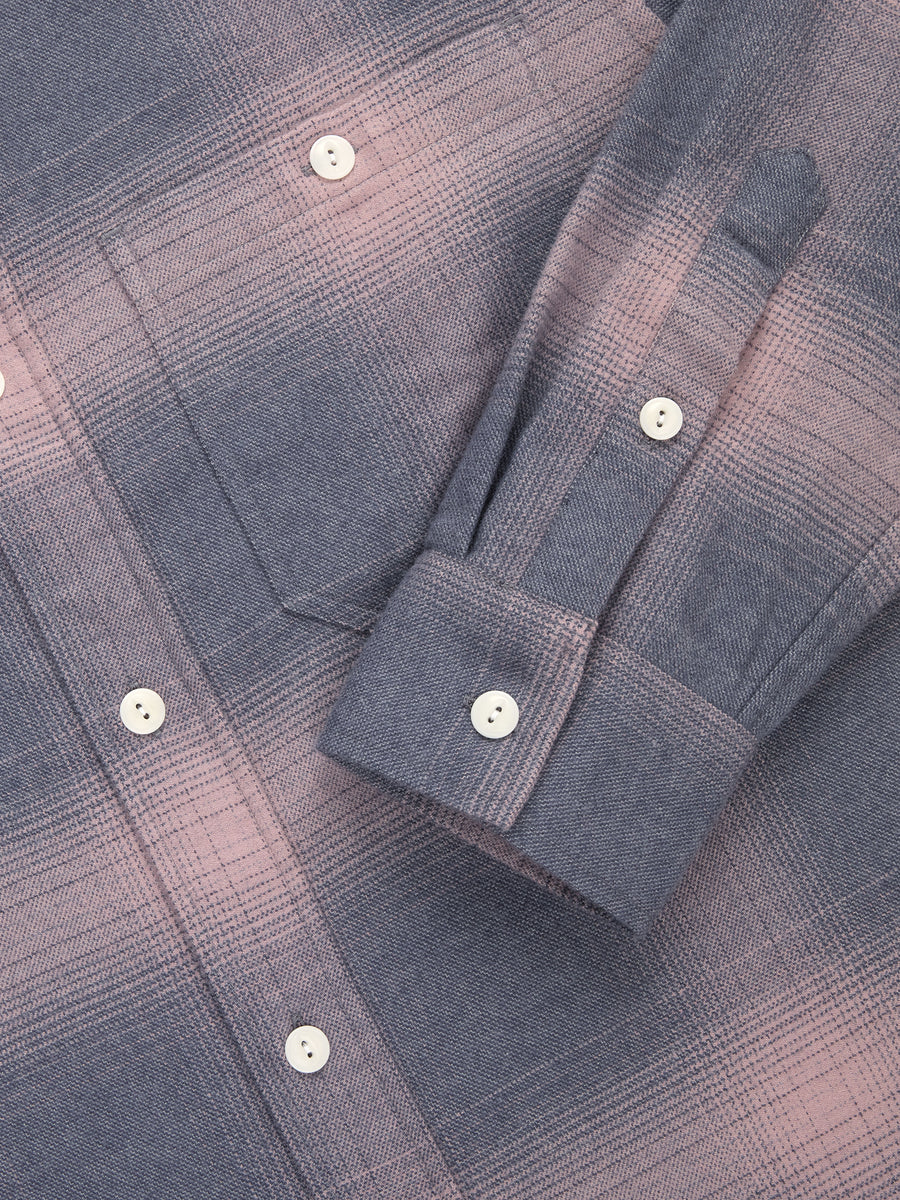 Utility Flannel ~ Mauve Ombre