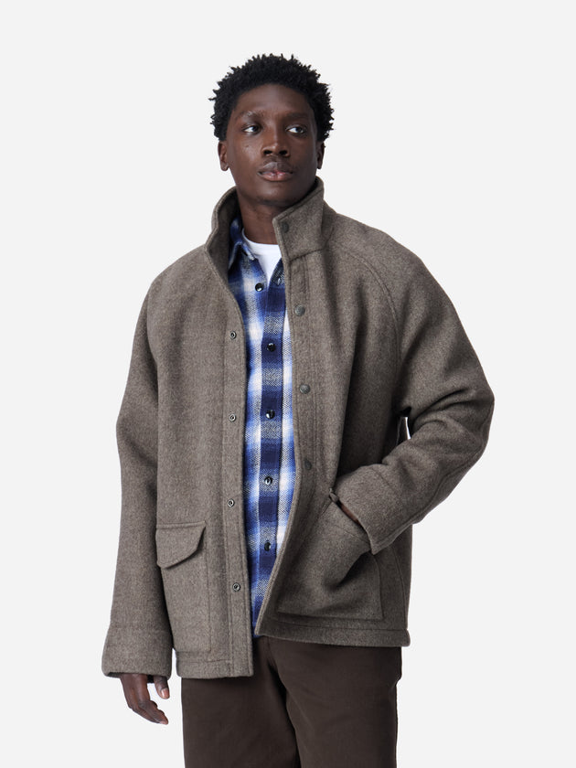 Welding Jacket ~ Tobacco Wool/Cashmere – 3sixteen