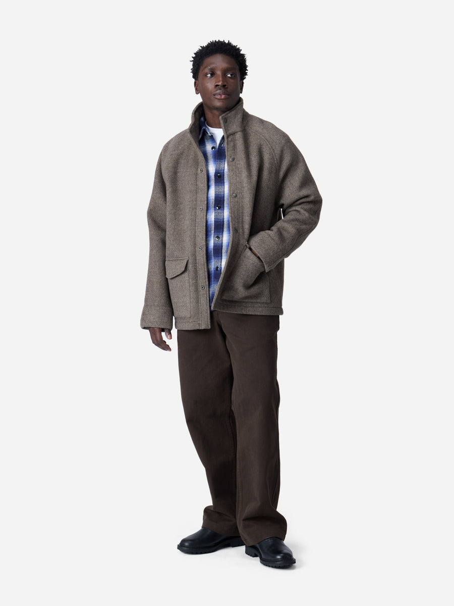 Welding Jacket ~ Tobacco Wool/Cashmere