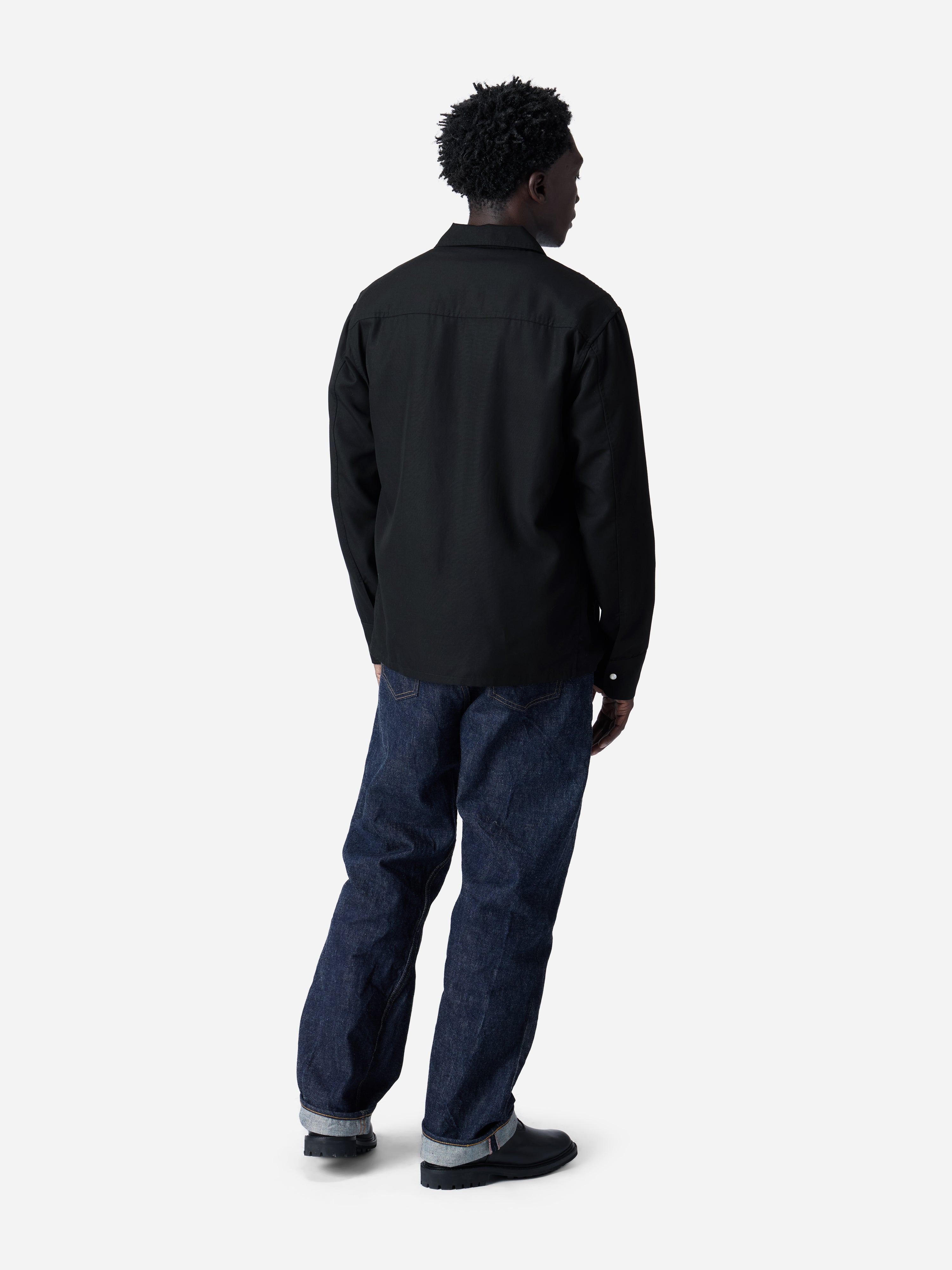 Western Overshirt ~ Black – 3sixteen