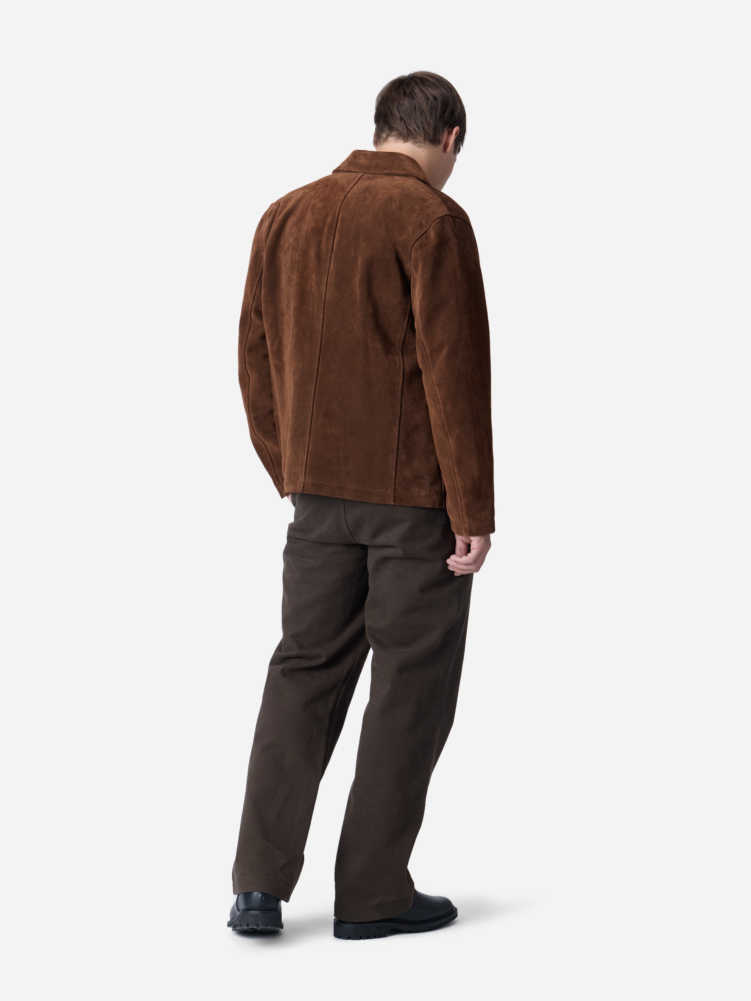 Work Jacket ~ Chocolate Suede – 3sixteen