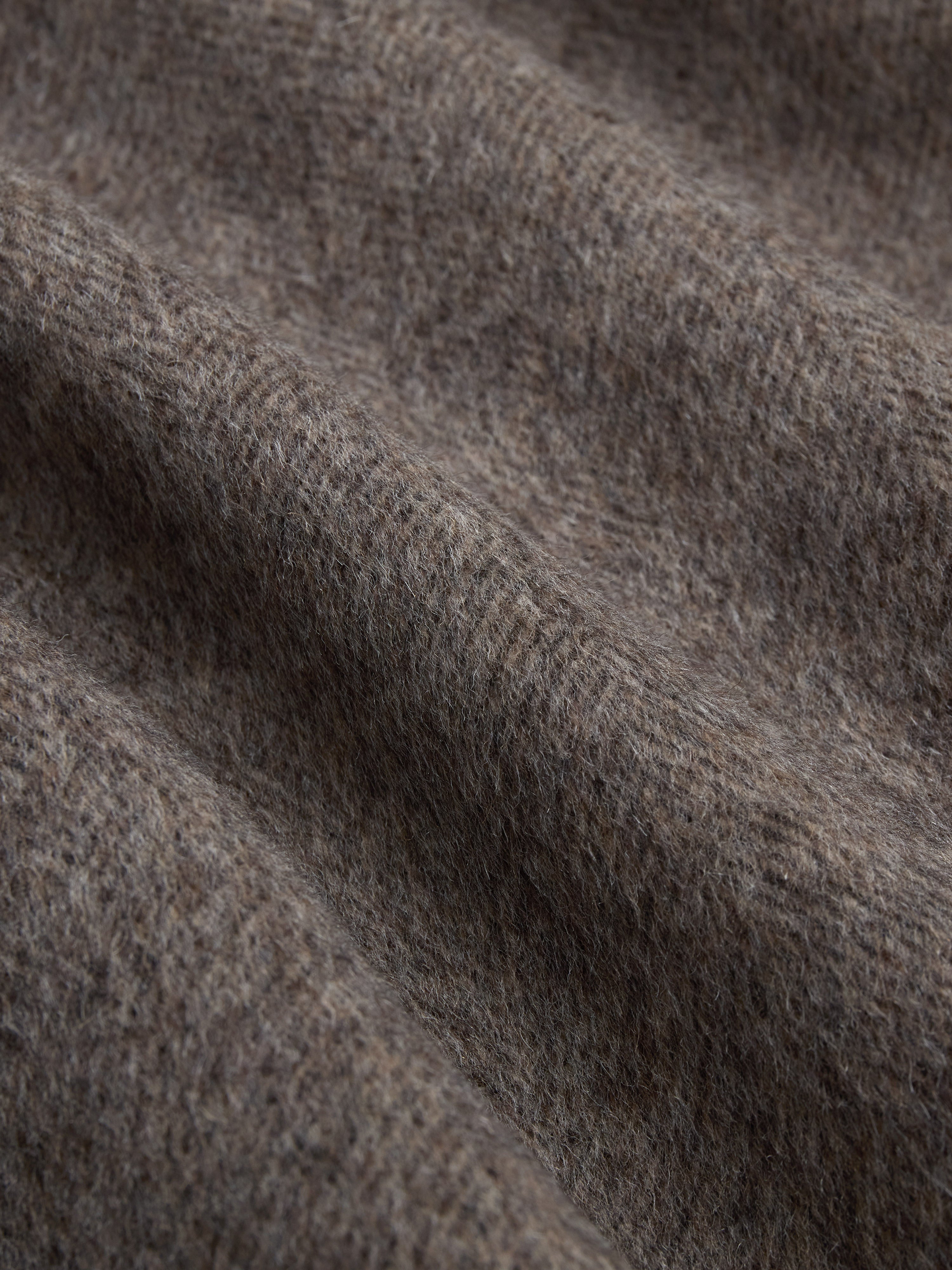 Zip Vest ~ Tobacco Wool/Cashmere – 3sixteen