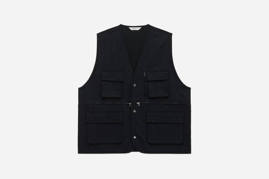Field Vest ~ Black Wrinkle Nylon