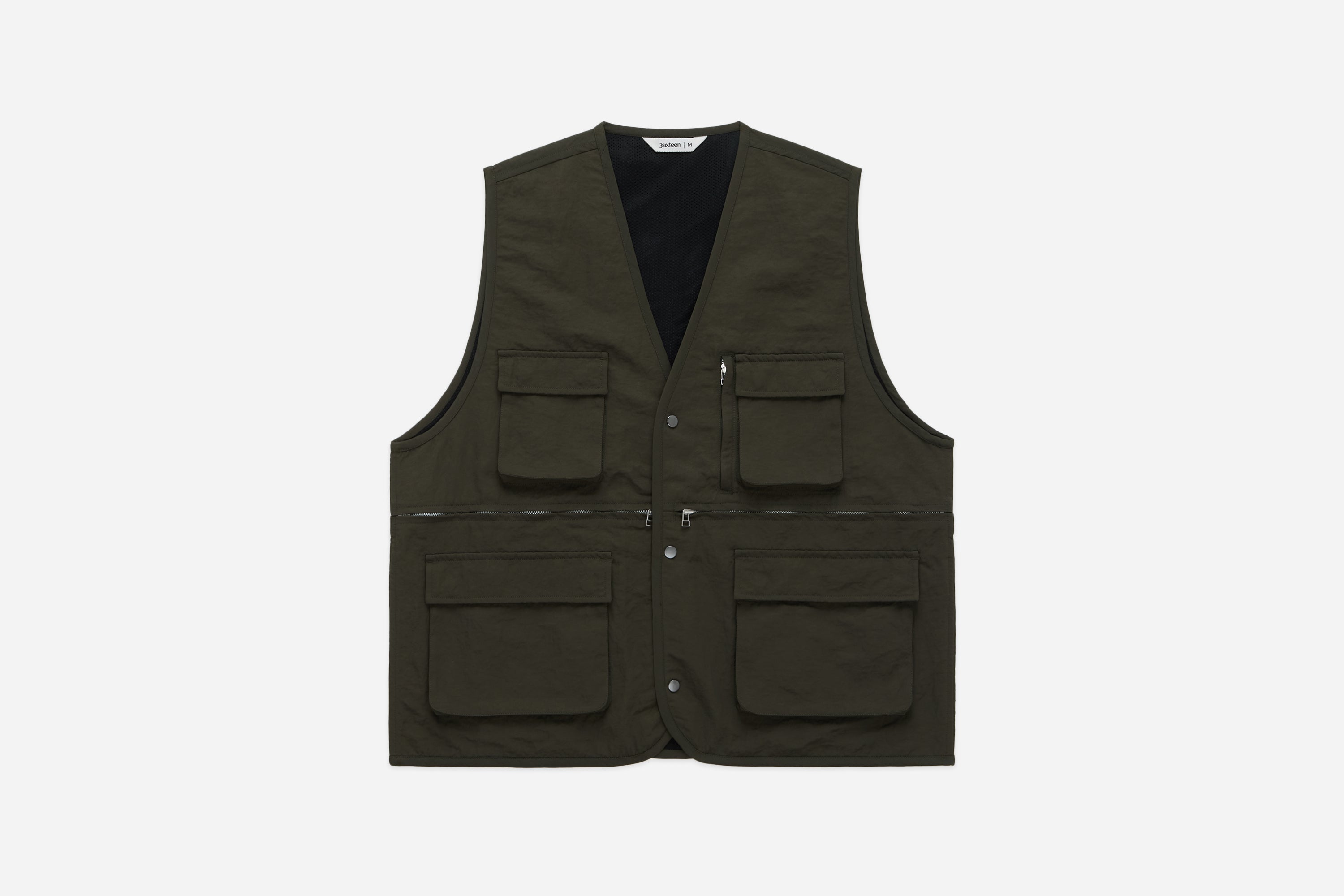 3S-01JAN25-NYLON-VEST-OLIVE-
