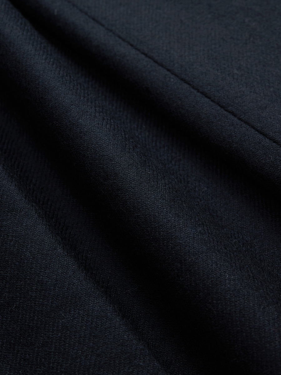 Pleated Trouser ~ Black Wool