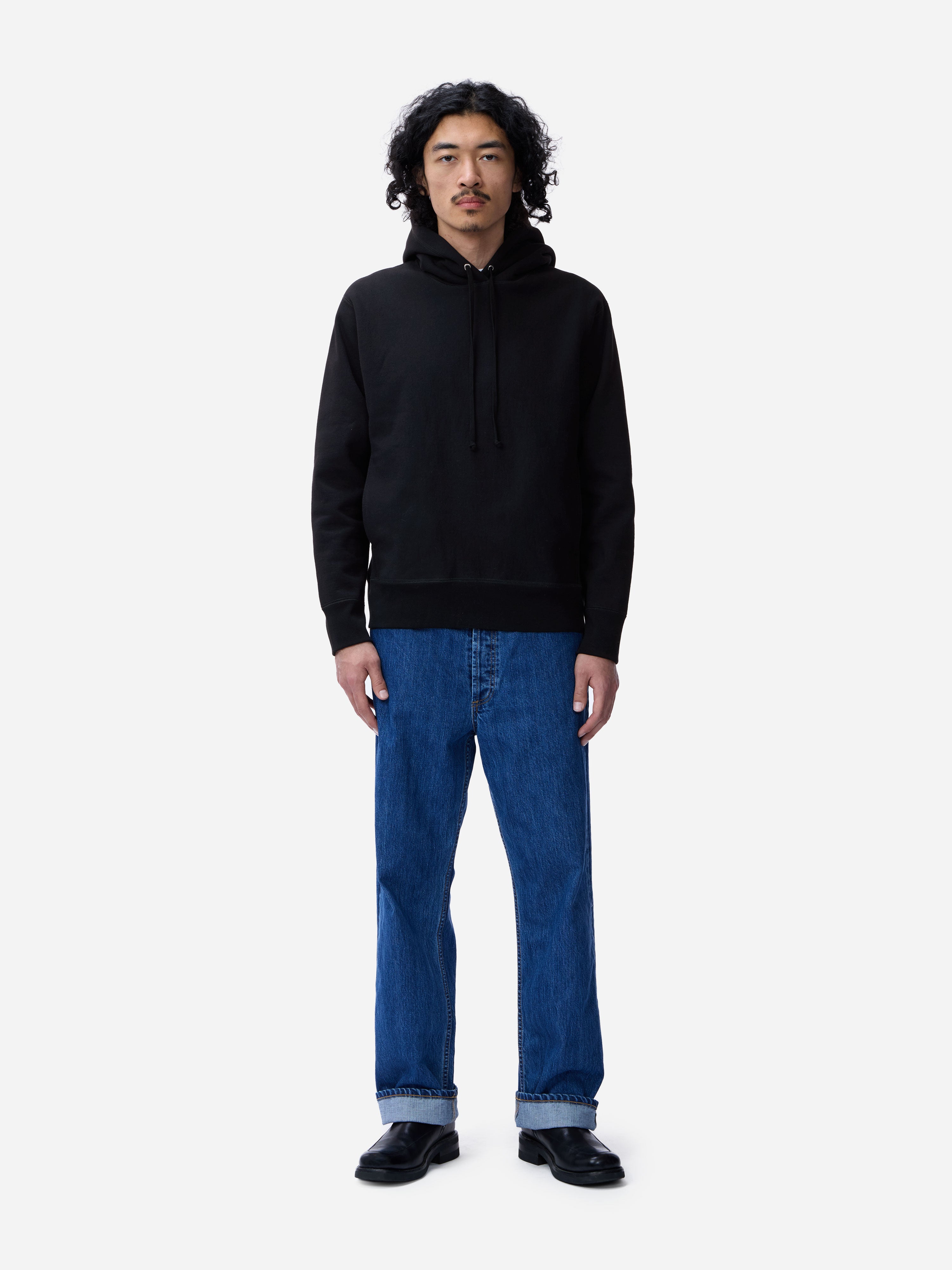 スミス Heavyweight Pullover Hoody ~ Black – 3sixteen