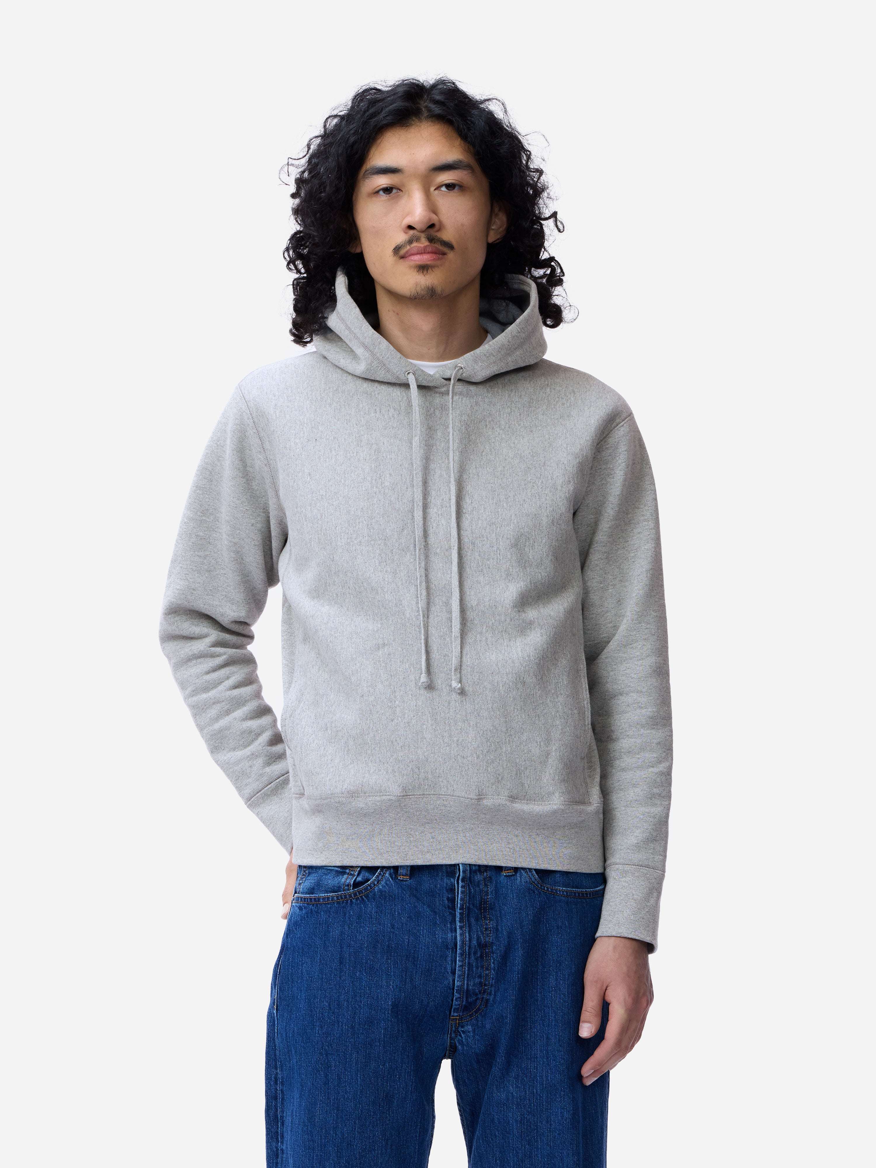 トゥルースリーパー Heavyweight Pullover Hoody ~ Grey – 3sixteen