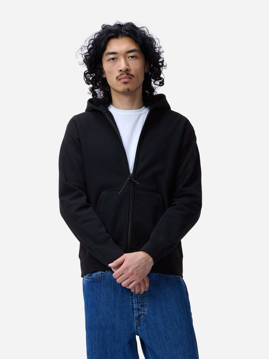Heavyweight Zip Hoody ~ Black