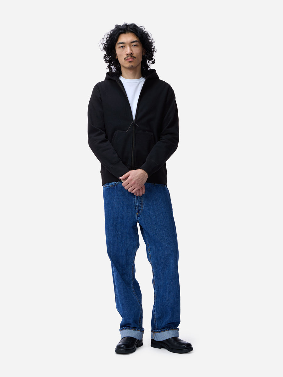 Heavyweight Zip Hoody ~ Black