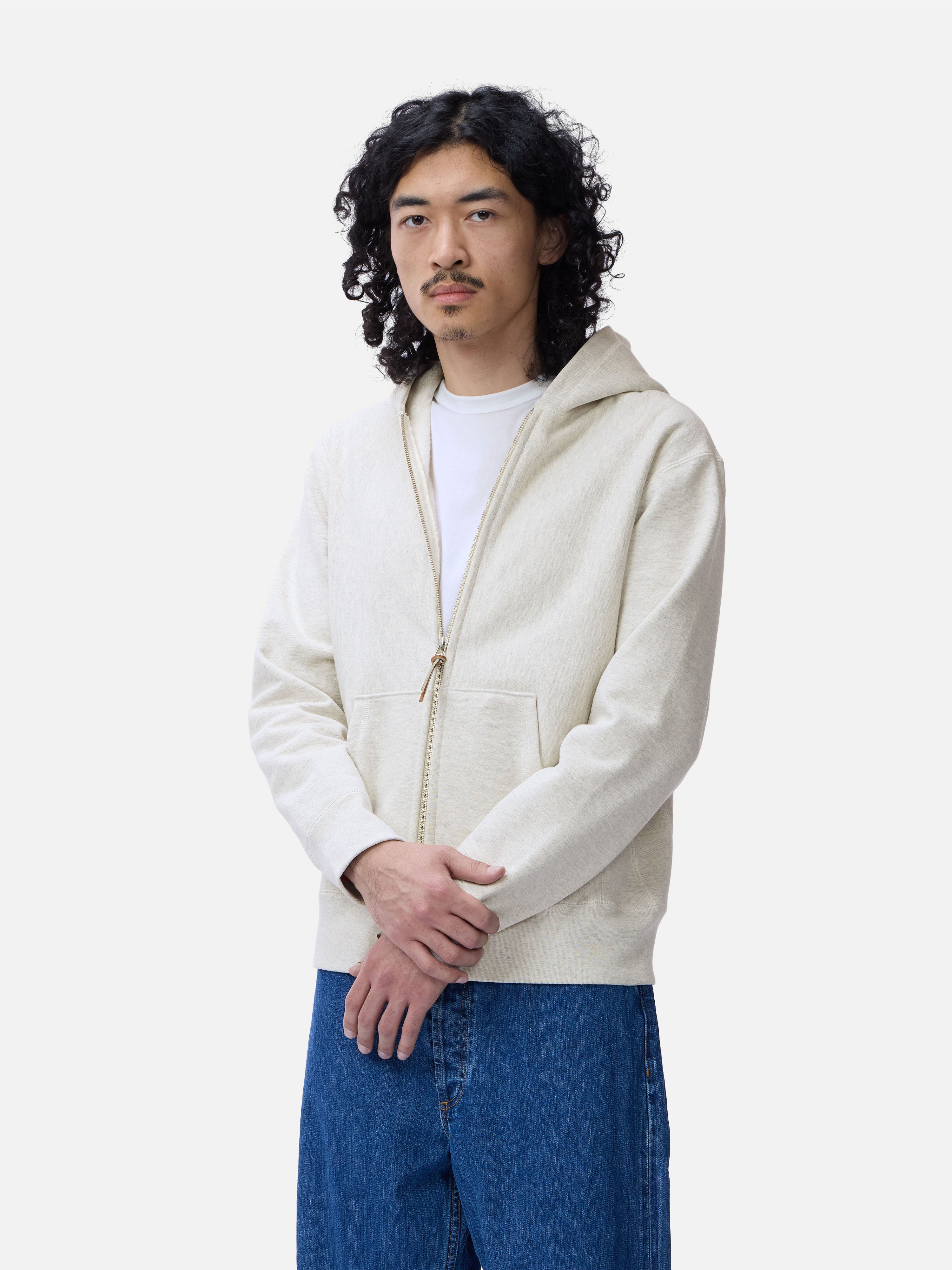 Heavyweight Zip Hoody ~ Oatmeal – 3sixteen