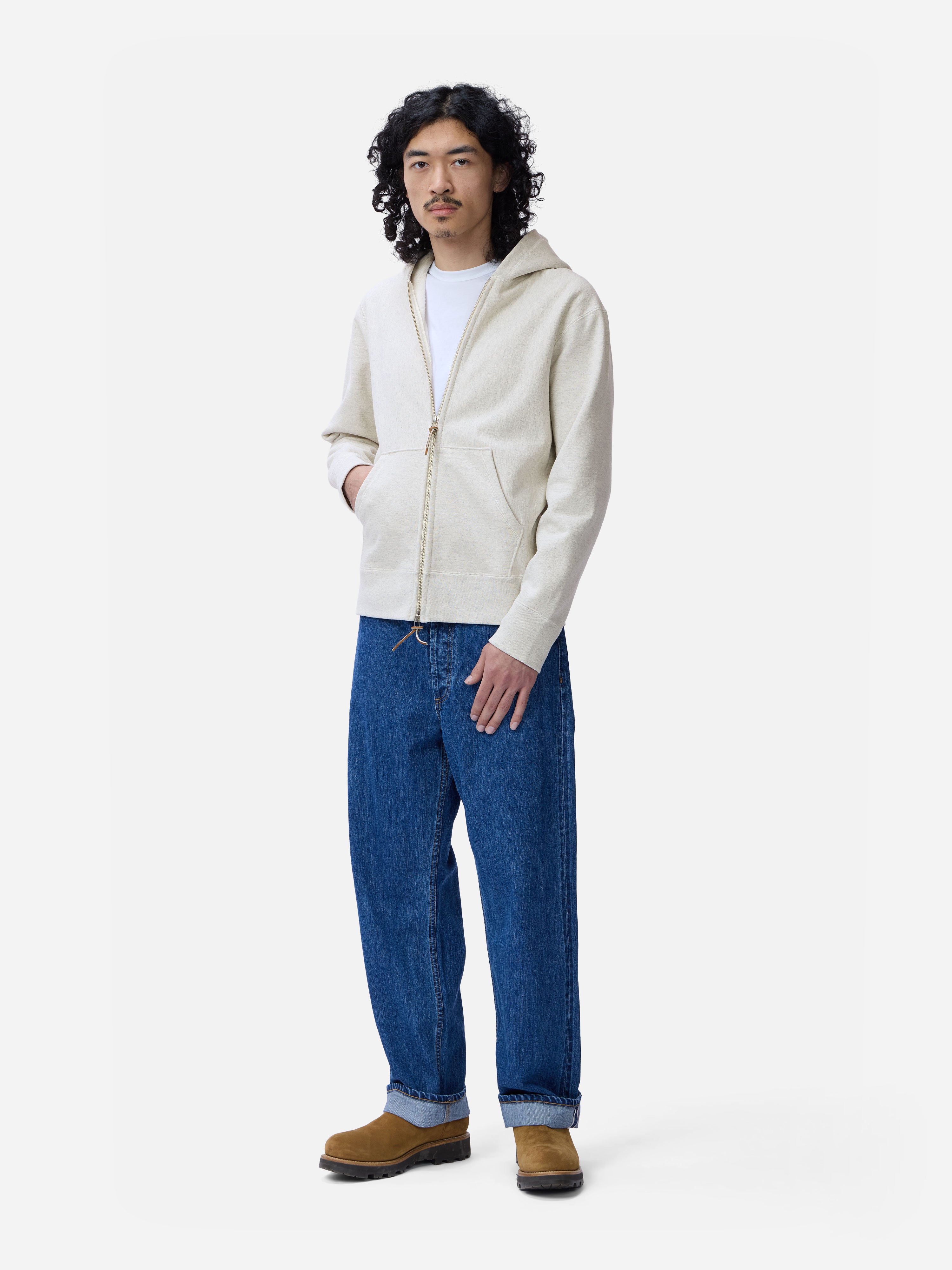 Heavyweight Zip Hoody ~ Oatmeal – 3sixteen