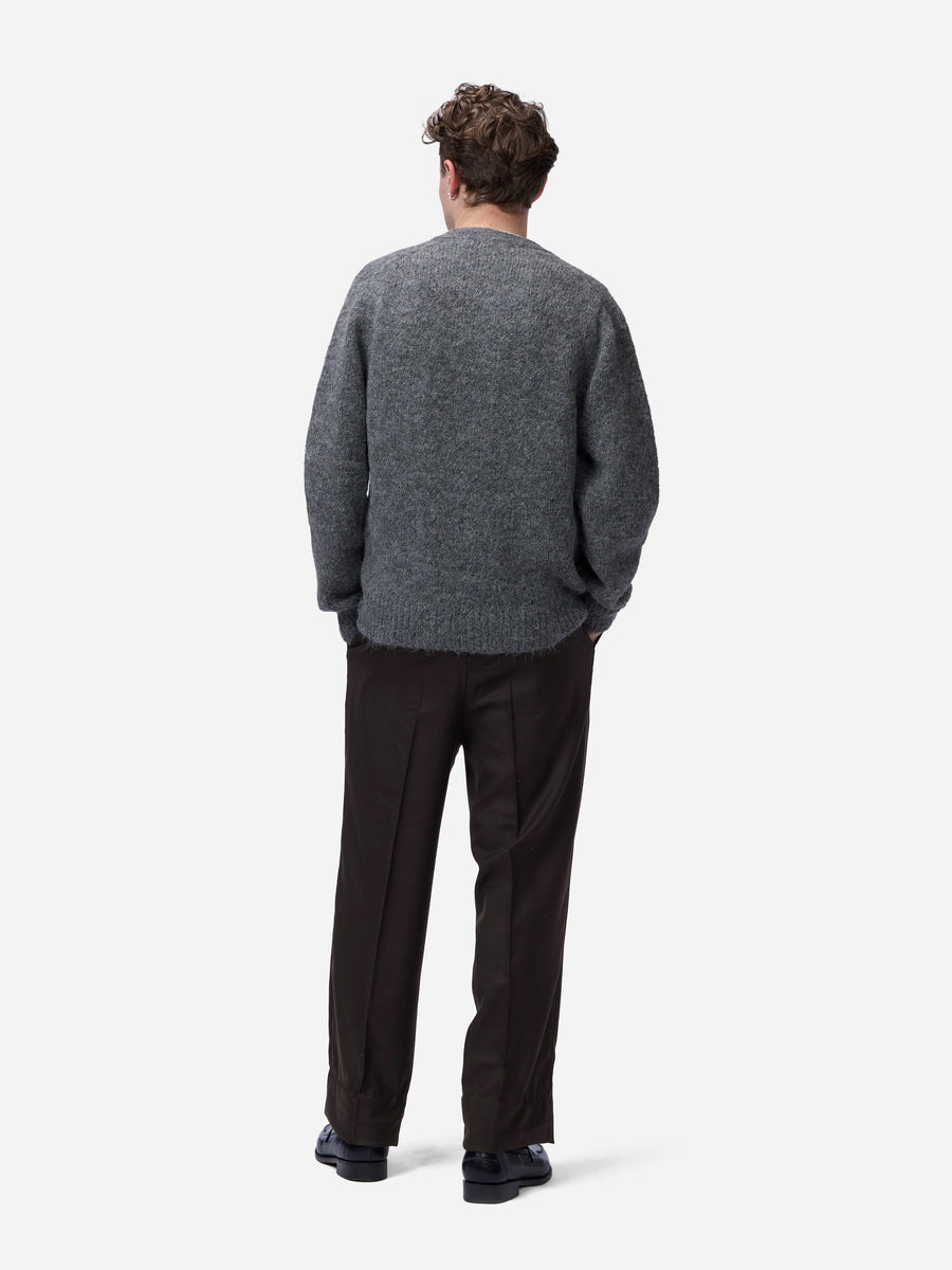 Pleated Trouser ~ Brown Wool Flannel